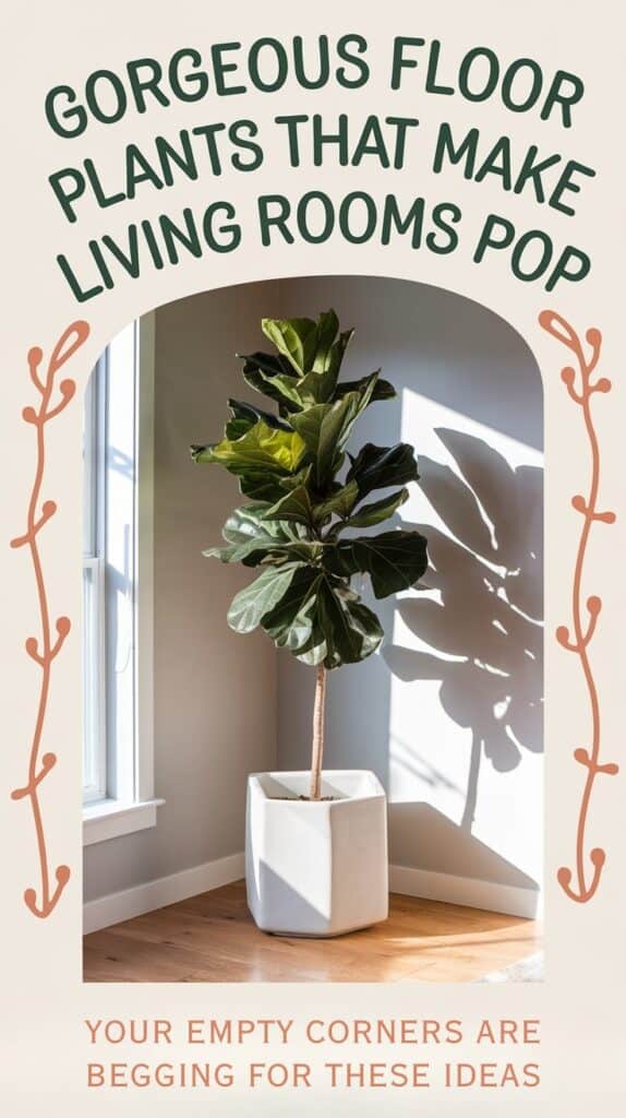floor plants decor living room 1