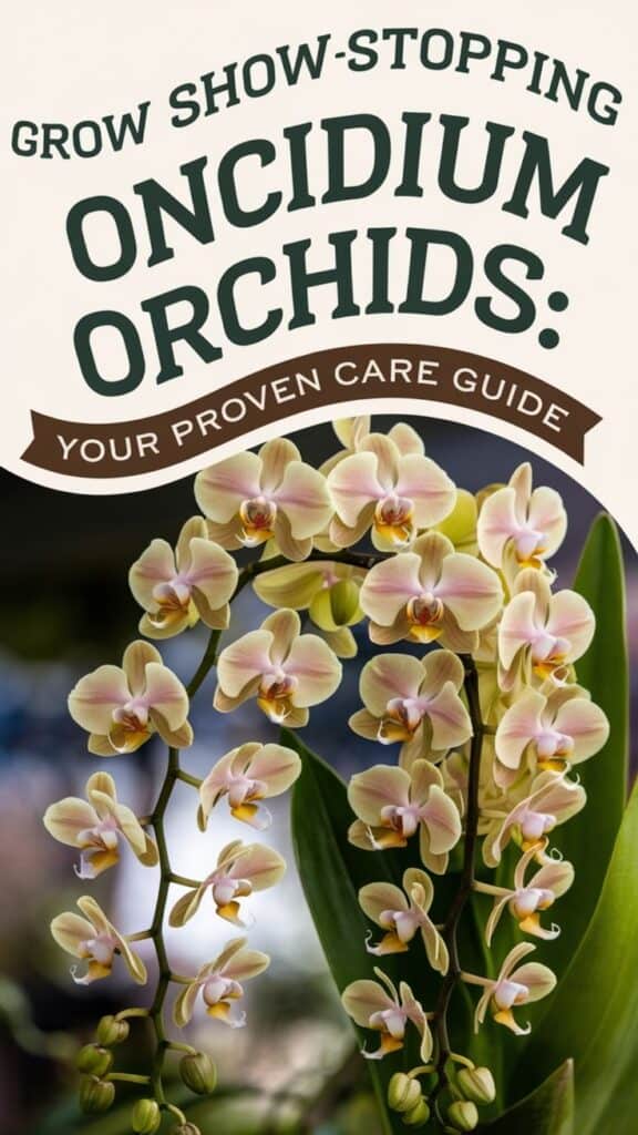 how to maintain oncidium orchids 1