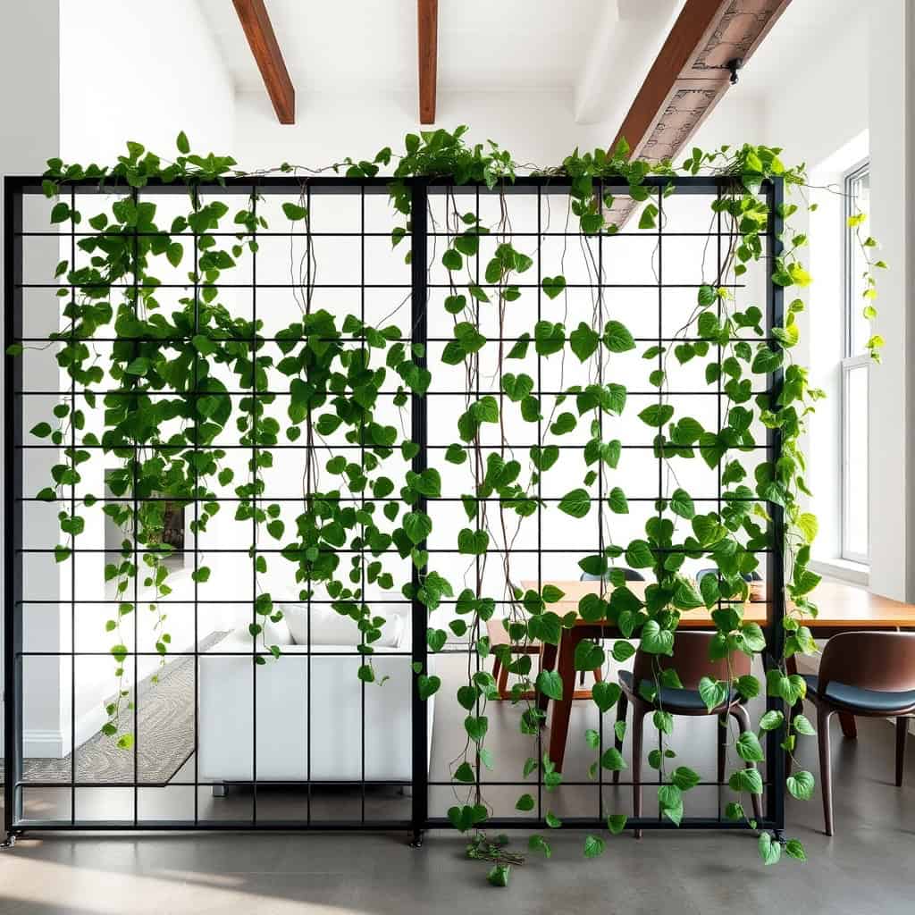indoor vine room dividers