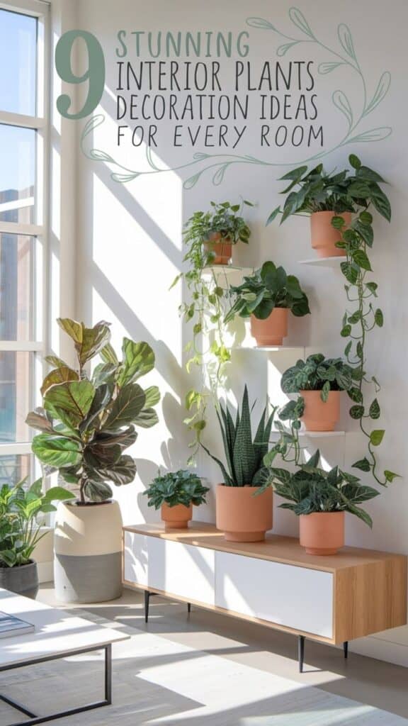 interior plants decoration ideas