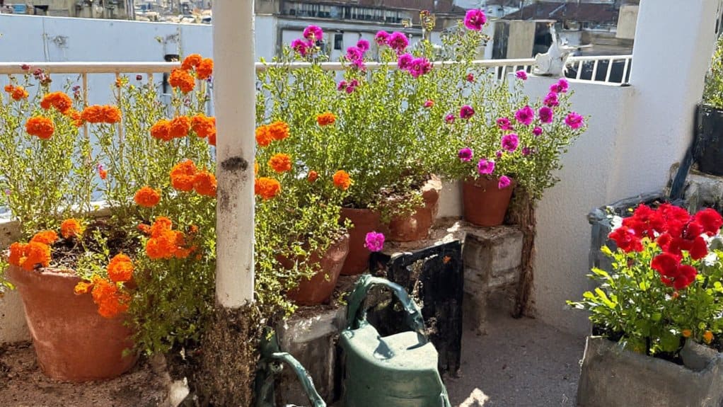 low cost balcony flowering plants