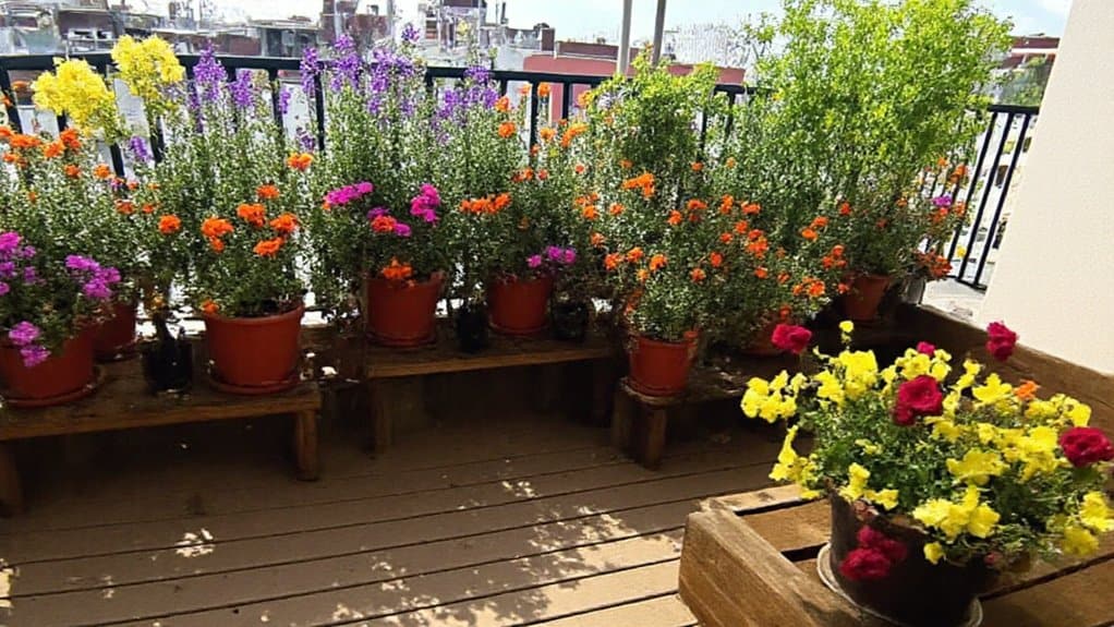 mix perennials and annuals