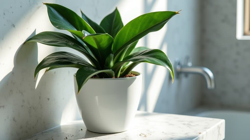 resilient bathroom houseplant choice