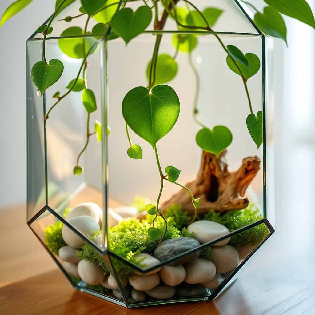 self sustaining indoor vine displays
