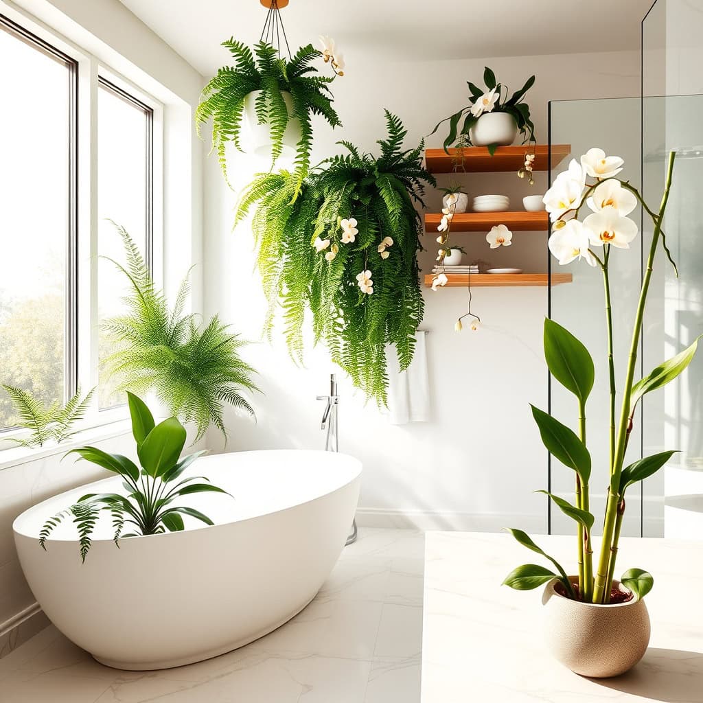 spa like humidity plants