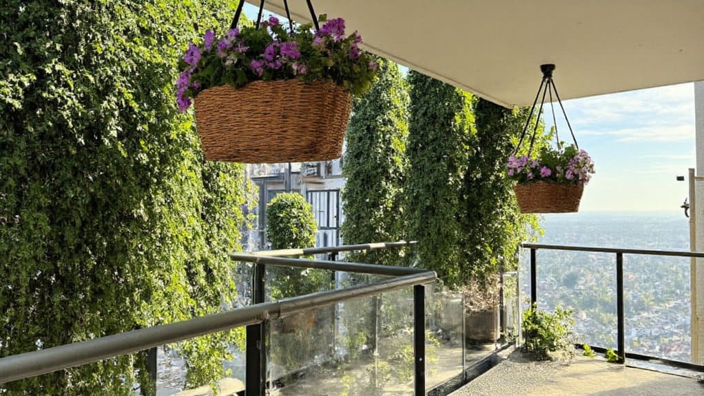 tiny balcony vertical garden
