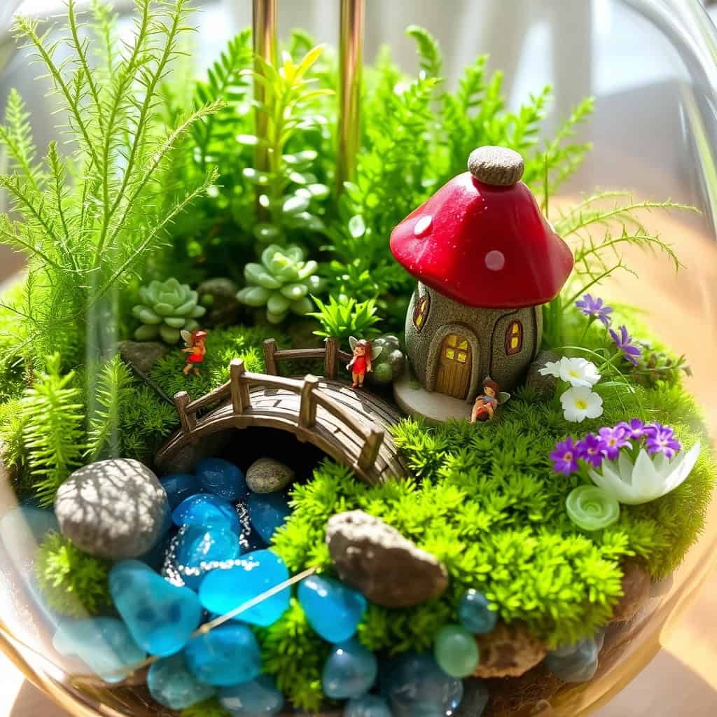 tiny enchanted fairy landscapes