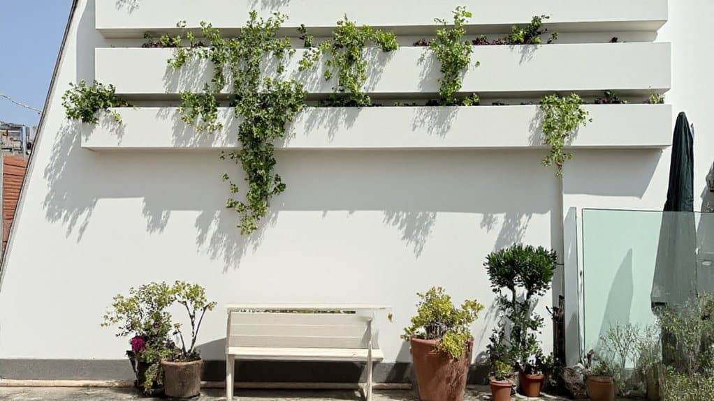 utilize vertical wall planters