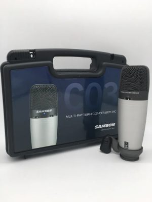 SAMSON C03 large diaphragm multi pattern studio condenser 