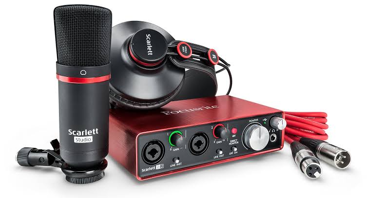 ⁦Focusrite Scarlett 2i2 Studio 3gen Interfejs audio USB⁩ - الصورة ⁦1⁩