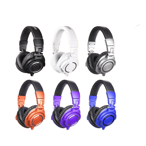 ⁦ATH-M50x - Professional monitor headphones - Audio-Technica⁩ - الصورة ⁦2⁩