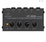 Behringer MicroAMP HA400 4-Channel Headphone Amp