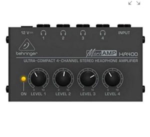 Behringer MicroAMP HA400 4-Channel Headphone Amp