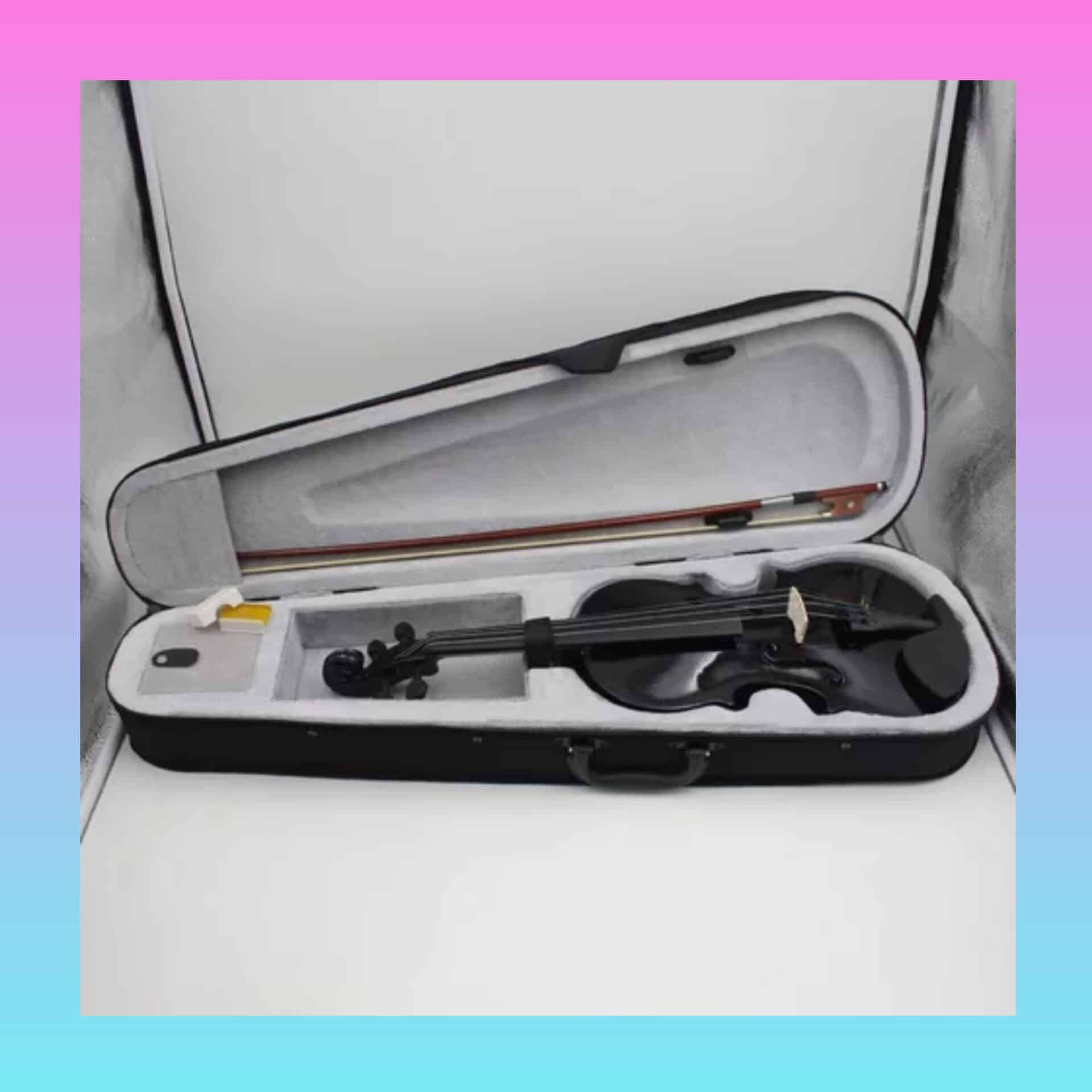 ⁦كمانجه ماركة شيتر اللون الاسود مقاس 4/4⁩ - الصورة ⁦2⁩