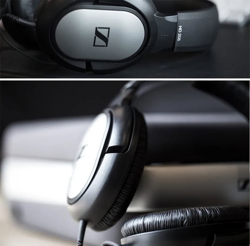 ⁦هيدفون سينهايزر اتش دى 206 Sennheiser HD 206 Closed-Balck⁩ - الصورة ⁦6⁩
