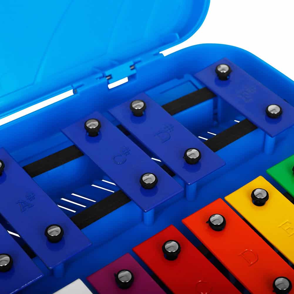 ⁦اكسليفون مستورد ازرق ملون يتضمن المطارق⁩ - الصورة ⁦2⁩