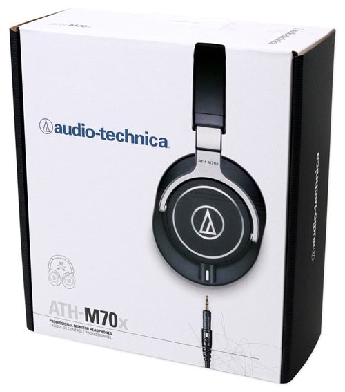 ⁦Headphones Audio Technica Ath-M70X Professional Monitor⁩ - الصورة ⁦1⁩