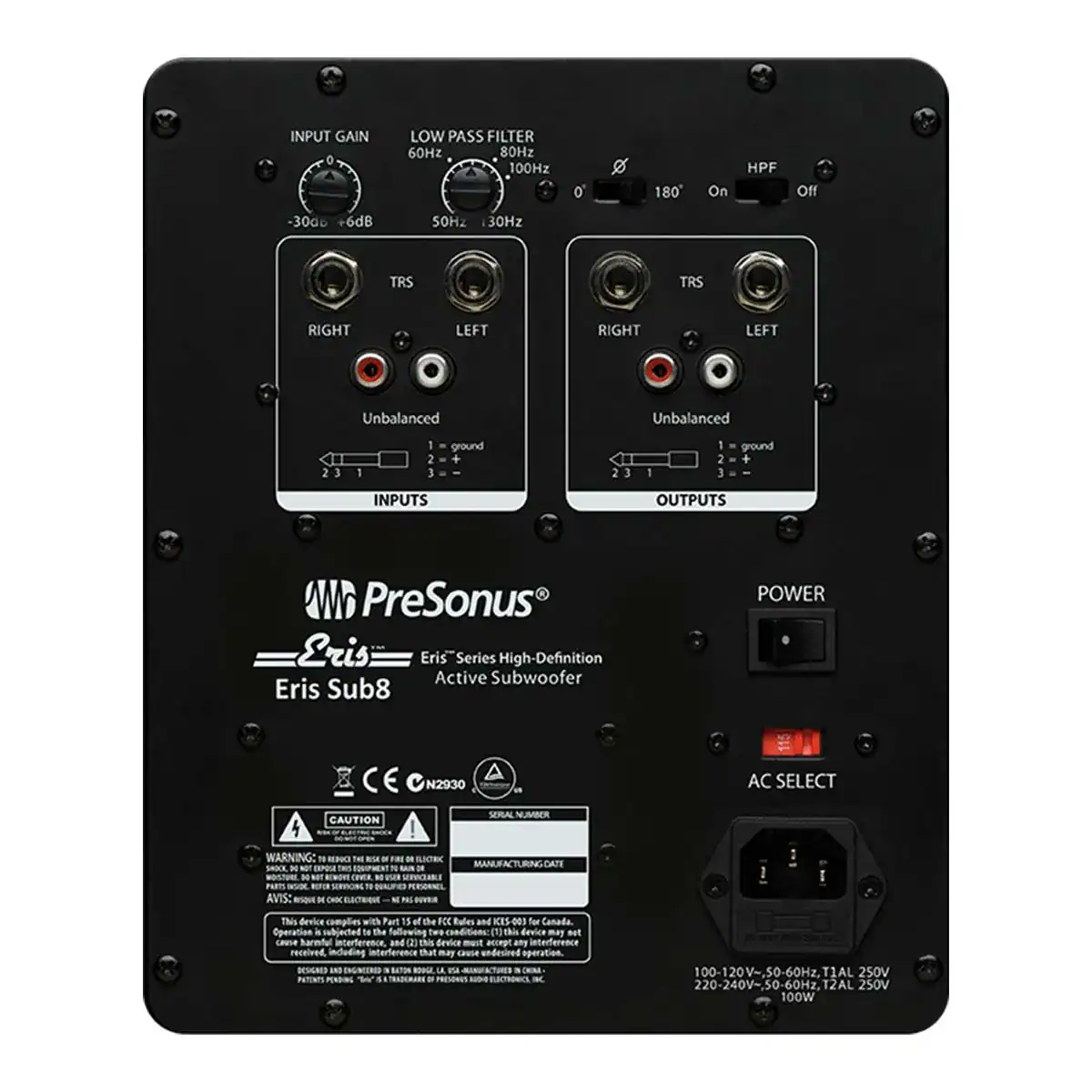 ⁦PreSonus Eris Sub 8⁩ - الصورة ⁦2⁩