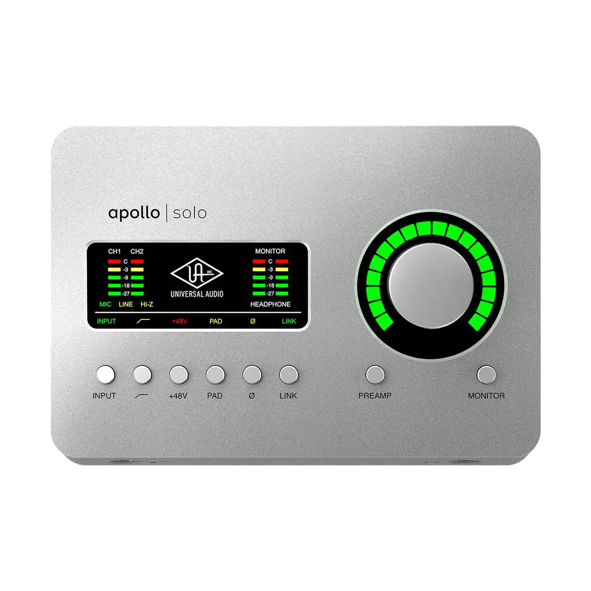 ⁦UNIVERSAL AUDIO Apollo Solo USB Heritage Edition (Desktop/Win)⁩ - الصورة ⁦3⁩