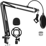 Arm Stand, Windscreen, Pop Filter And Shock Mount