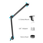 JUSPINS AM-400 Black Metal Desk Mic Arm