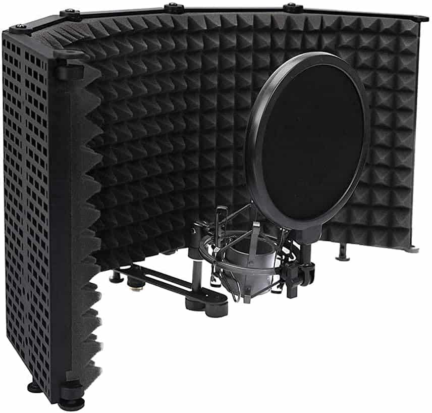 61T9ry08DLS._AC_SL1000_ Reflectort 5 Foldable , Pop Filter And Shock Mount - الصورة 1