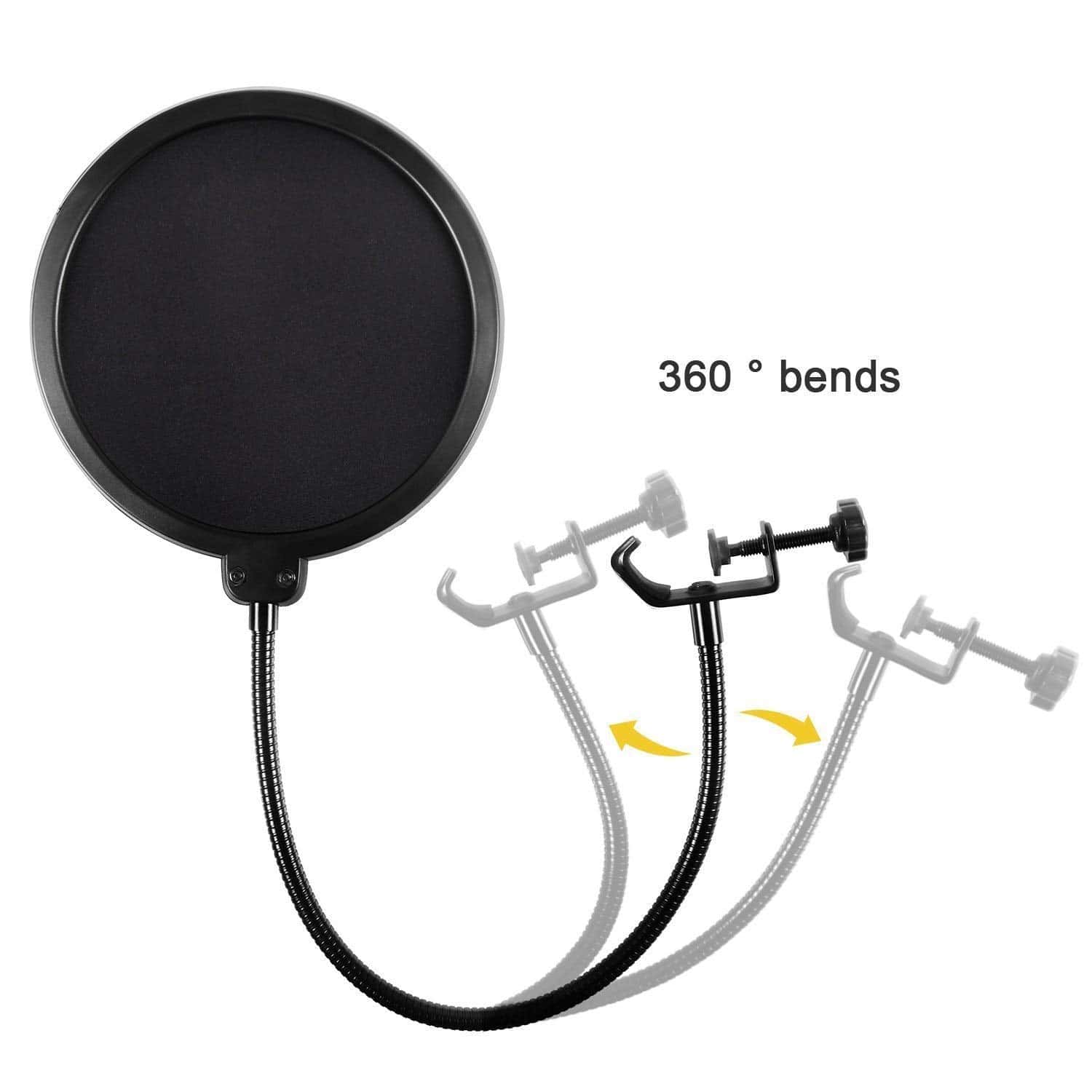 ⁦Pop Filter For Recording Studio Microphone⁩ - الصورة ⁦1⁩