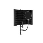 Microphone Isolation Shield for Mic and Pop Filter