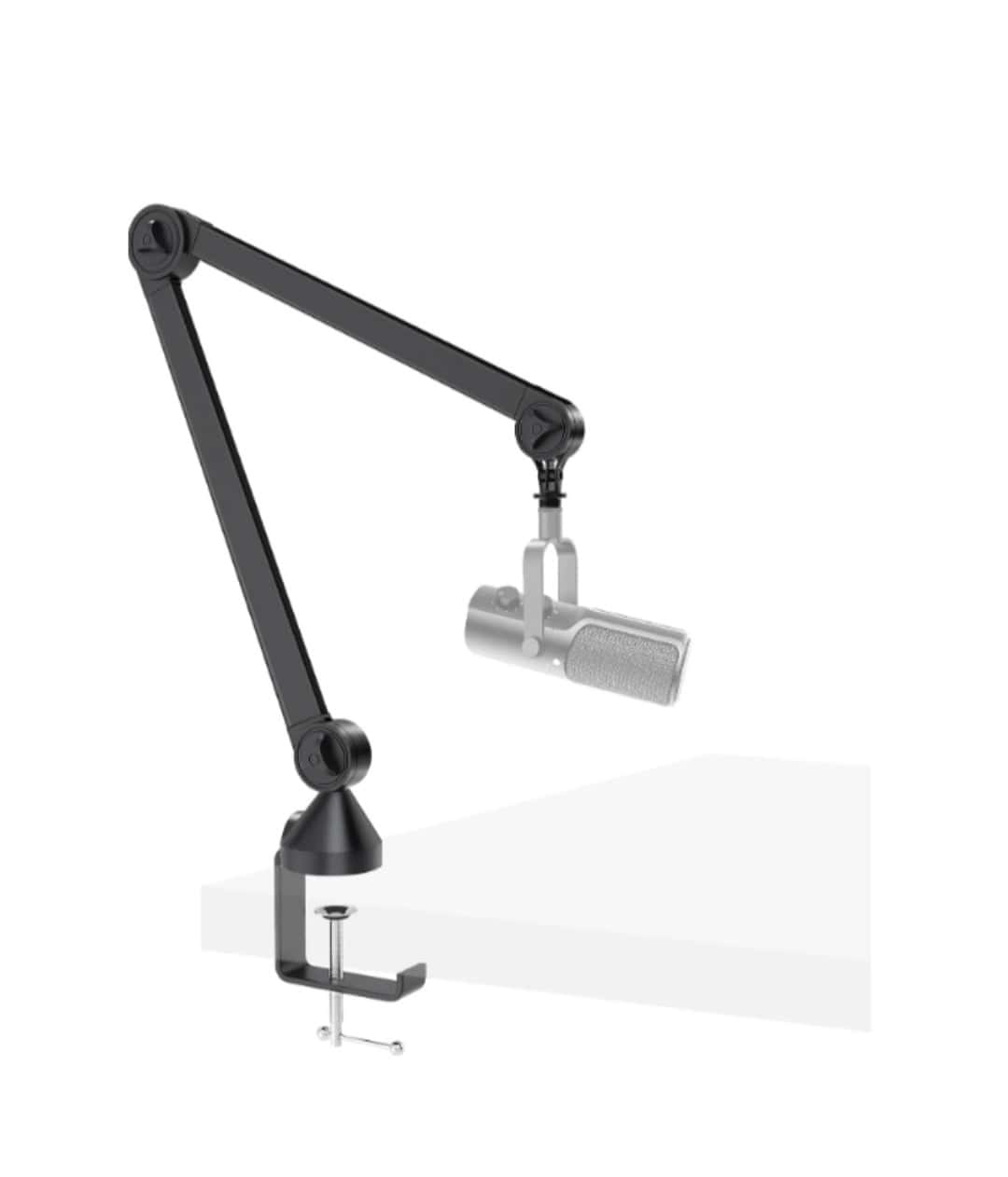 Oplus_131072 Neewer AM-200 Mic Boom Arm Desk Mount 360° Rotatable Mic Arm 3/8″ to 5/8″ Adapter - الصورة 1