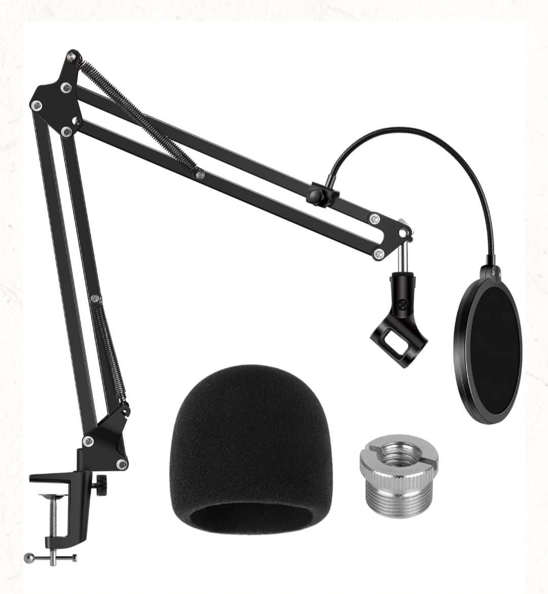 ⁦Arm Stand ,Pop Filter and Foam Windscreen⁩ - الصورة ⁦1⁩