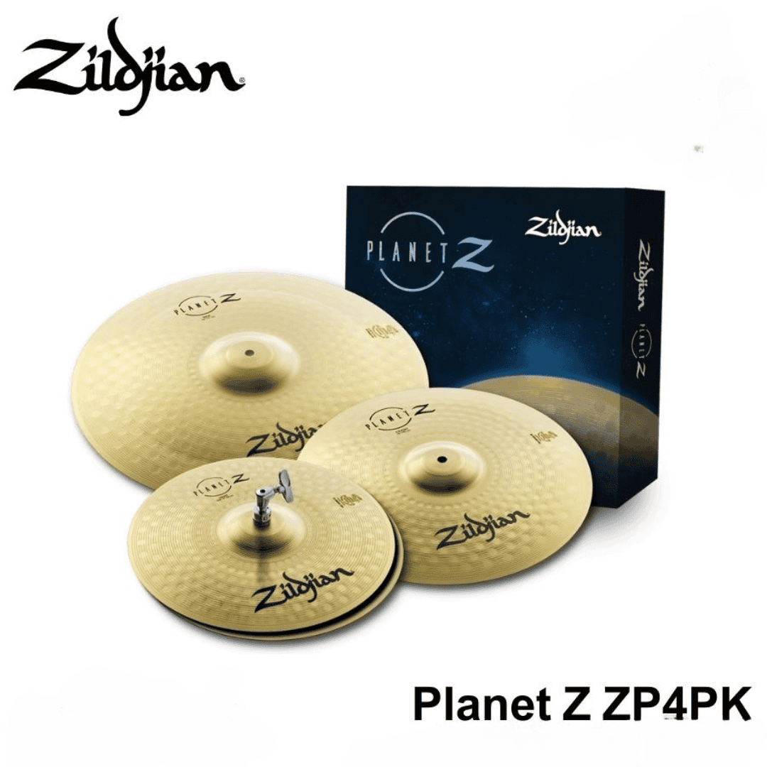 ⁦Zildjian PLZ4PK Planet Z – مجموعة صنوج درامز مميزة وصوت غني⁩ - الصورة ⁦1⁩