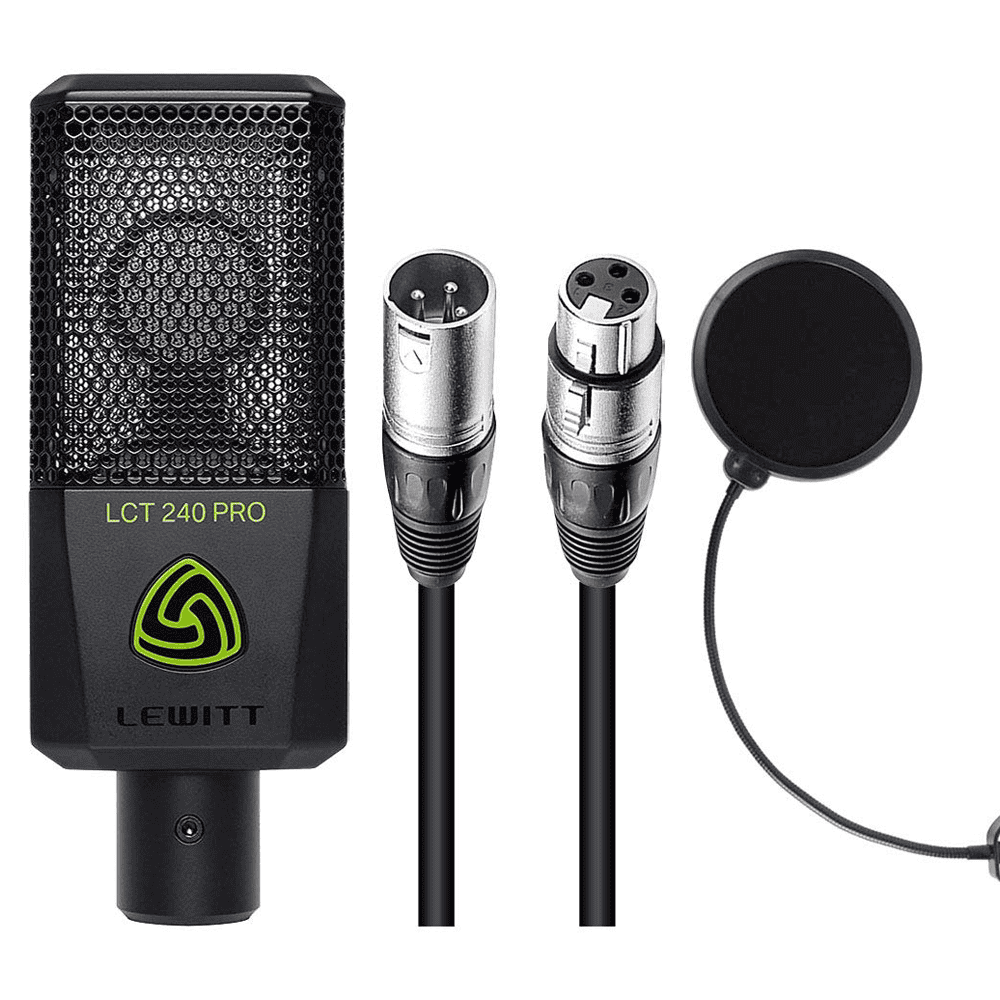 ⁦Lewitt LCT-240 Pro Condenser Microphone (Black) with⁩ - الصورة ⁦1⁩