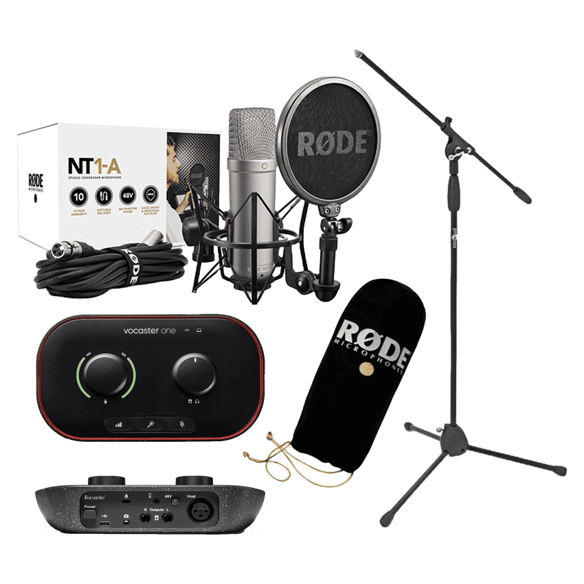 @@ Rode NT1-A, Focusrite Vocaster One audio-interface... - الصورة 1