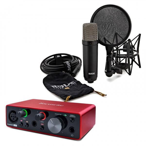 ⁦Rode NT1 Signature with Focusrite Scarlett Solo (3rd...⁩ - الصورة ⁦1⁩
