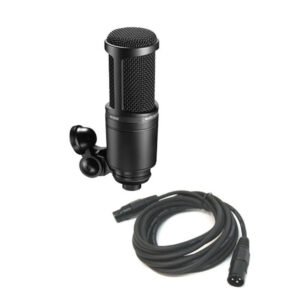 mic Audio-Technical AT2020 and cable xlr