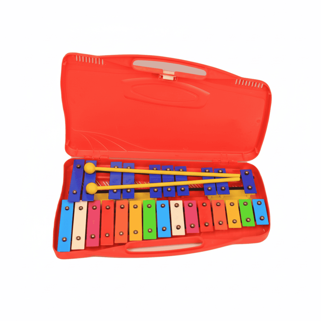⁦اكسليفون مستورد احمر  ملون يتضمن المطارق (نسخة)⁩ - الصورة ⁦1⁩