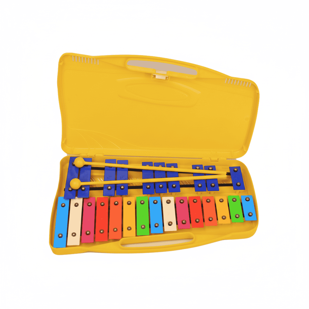 ⁦اكسليفون مستورد اصفر ملون يتضمن المطارق⁩ - الصورة ⁦1⁩