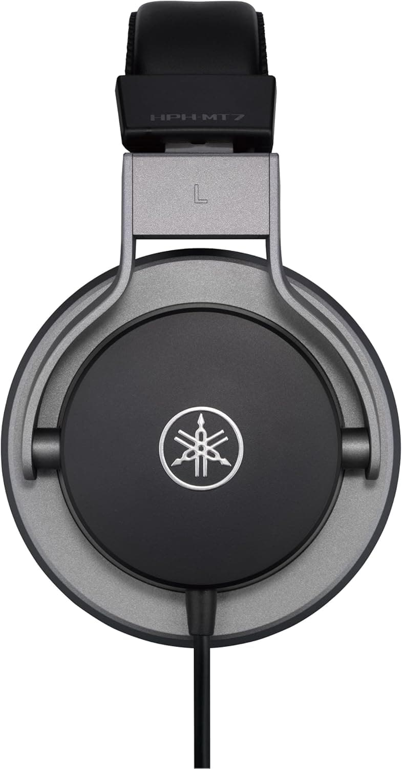 ⁦ياماها HPH-MT5 Black Headphones: سماعات ستوديو احترافية للإنتاج الموسيقي⁩ - الصورة ⁦3⁩