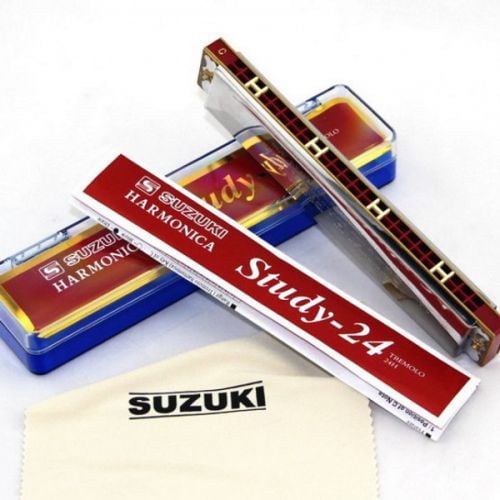 ⁦Suzuki Study-24: هارمونيكا تريمولو تعليمية للمبتدئين⁩ - الصورة ⁦1⁩
