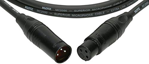 ⁦كابل ميكرو M2 ممتاز XLR انثى ذكر من كولتز - 10 متر اسود لميكروفون⁩ - الصورة ⁦2⁩