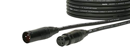 ⁦كابل ميكرو M2 ممتاز XLR انثى ذكر من كولتز - 10 متر اسود لميكروفون⁩ - الصورة ⁦3⁩