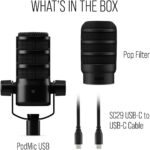 ⁦RØDE PodMic USB Versatile Dynamic Broadcast⁩ - الصورة ⁦3⁩