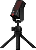 ⁦ميكروفون مكثف احترافي X XCM-50 بمنفذ USB مع برنامج افتراضي لمزج الصوت من رود، مناسب لللاعبين وهواة البث، أسود⁩ - الصورة ⁦3⁩