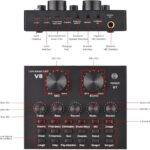 ميكسر صوت v8 للبث المباشر