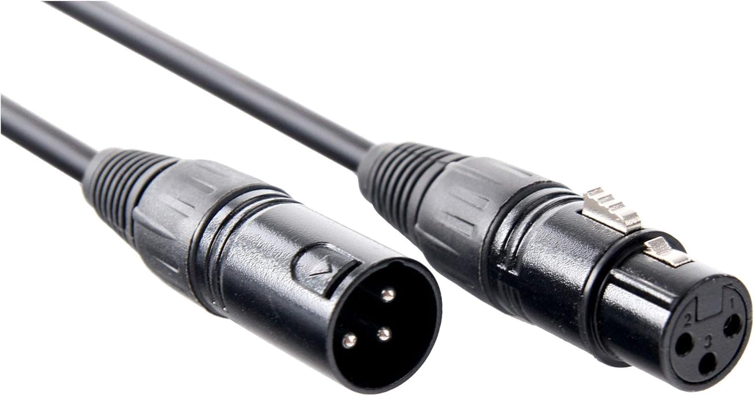 ⁦كابل ميكروفون اكس ال ار من برونوميك بطول 10م بلون أسود XFXM-10⁩ - الصورة ⁦2⁩