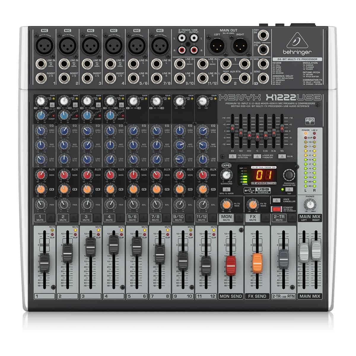 ⁦Behringer Xenyx X1222USB⁩ - الصورة ⁦1⁩