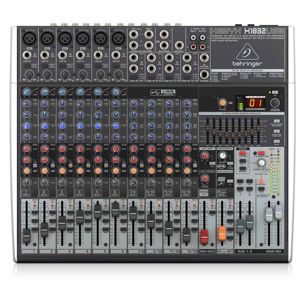 ⁦Behringer Xenyx X1832USB⁩ - الصورة ⁦1⁩