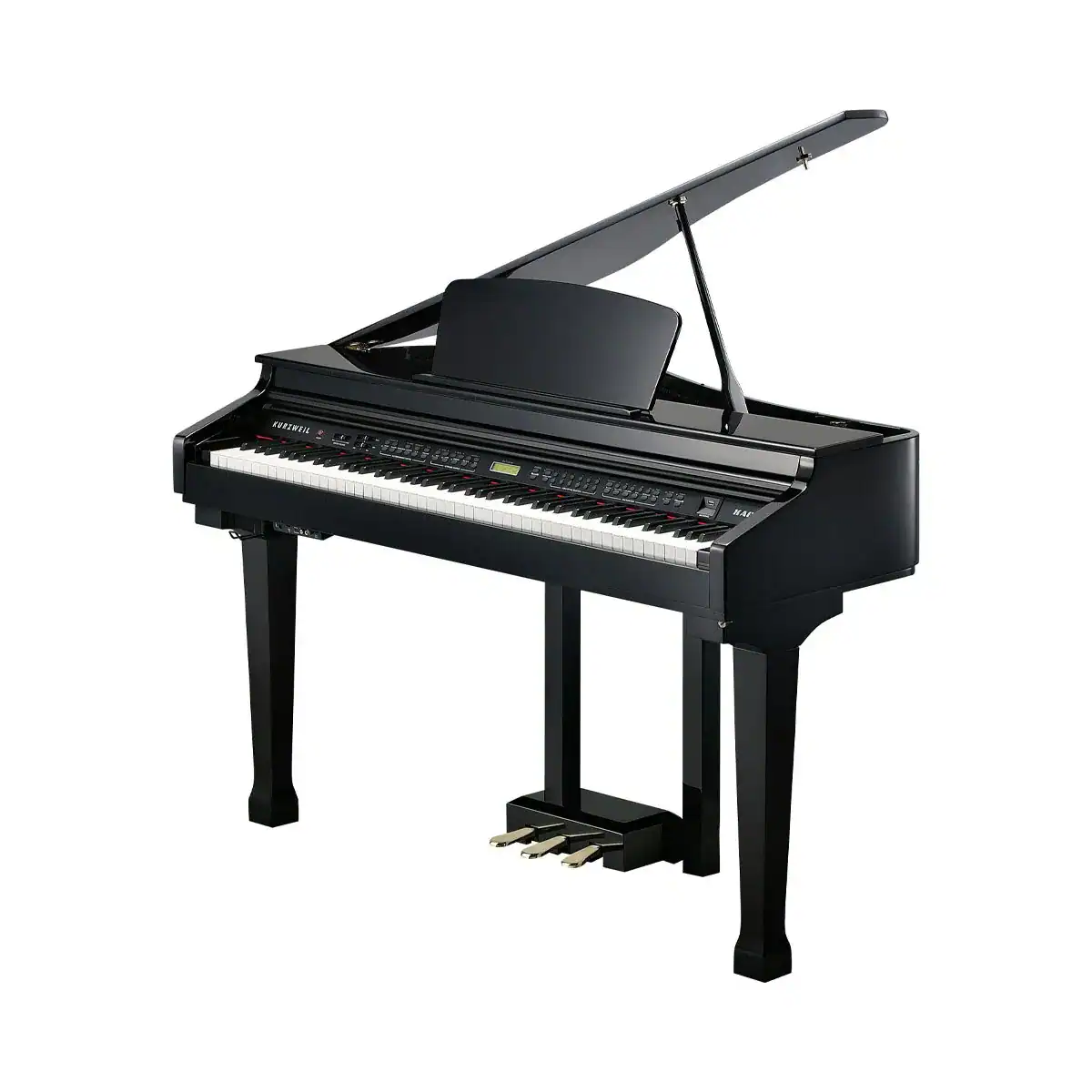 kurzweil-kag100-ep-01 Kurzweil KAG100 88-Note Digital Grand Piano, Black (KAG-100) - الصورة 1