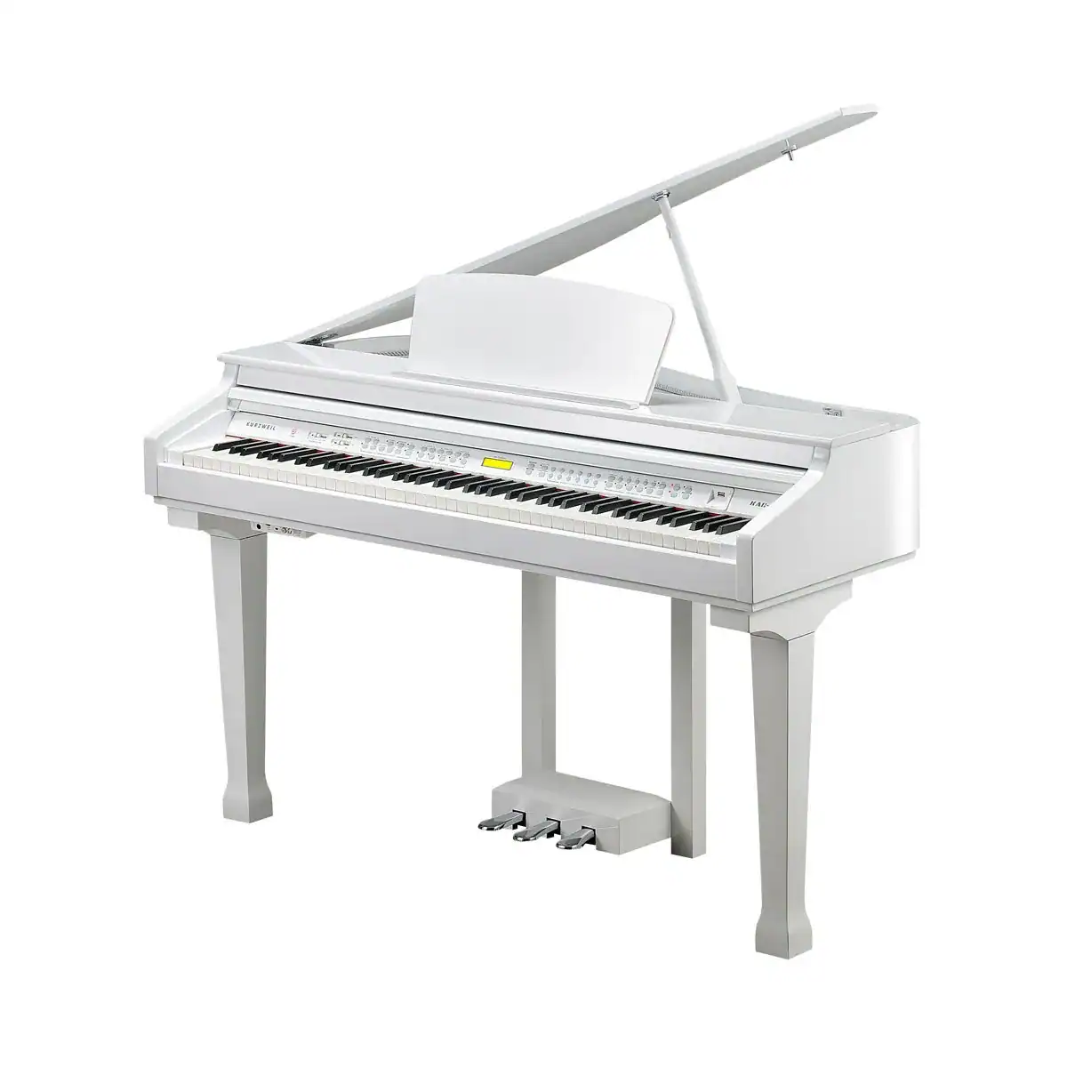 kurzweil-kag100-whp-01 Kurzweil KAG100 88-Note Digital Grand Piano, white(KAG-100) - الصورة 1