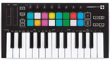 ⁦Novation Launchkey Mini MK3 25-Key USB MIDI Keyboard Controller⁩ - الصورة ⁦1⁩